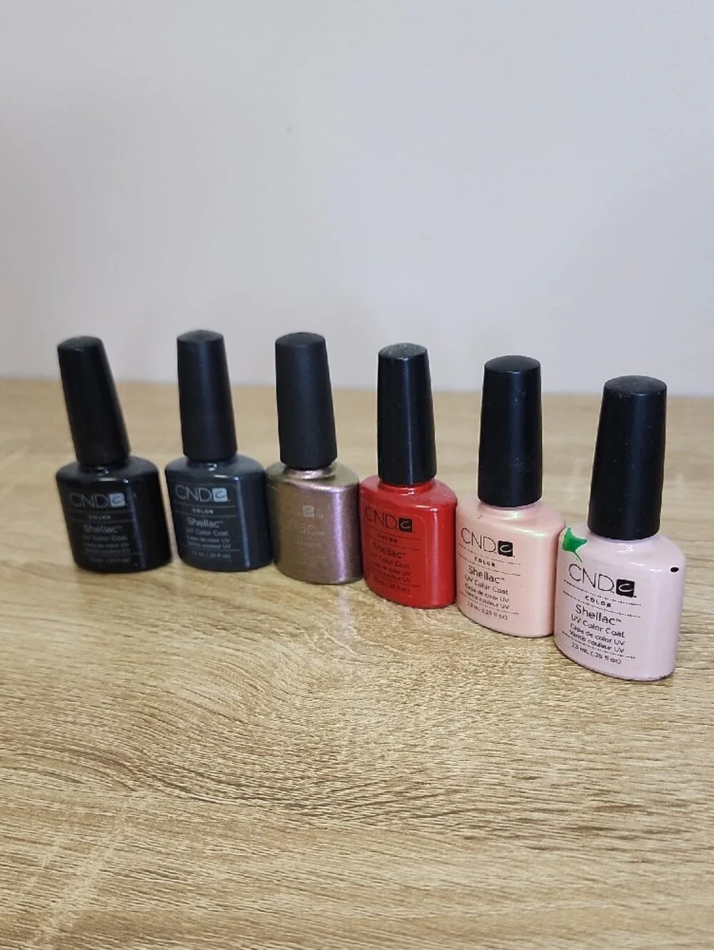 CND Shellac Gel Polish Lot - Mixed Colors (6)